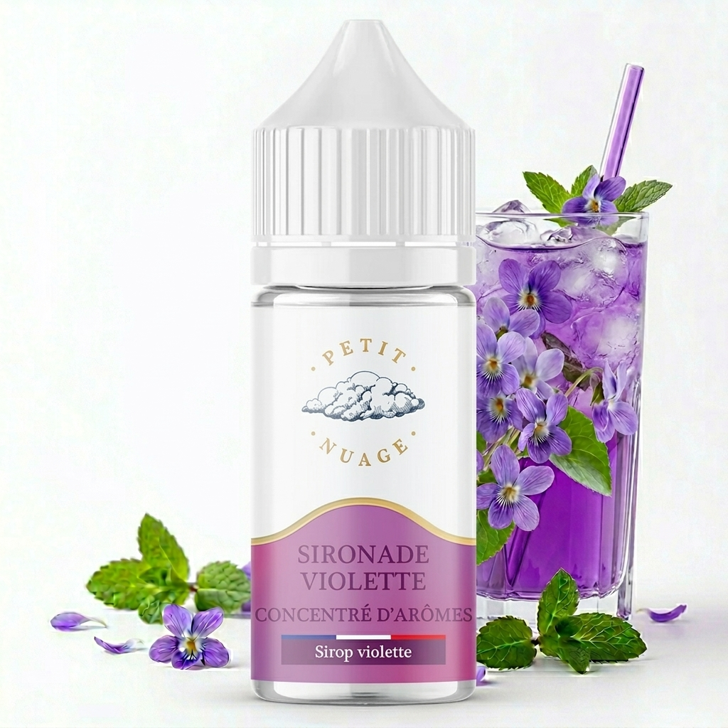Concentré Sironade Violette 30ml  - Petit Nuage