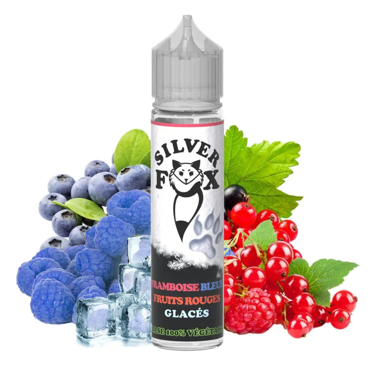 Framboise Bleue Fruits Rouges Myrtille Glacés 50ml - Vaping In Paris