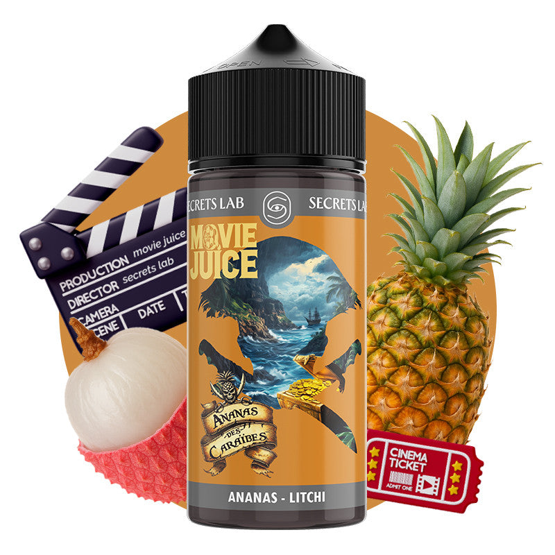 Ananas Des Caraïbes Movie Juice 100ml - Secret'sLab