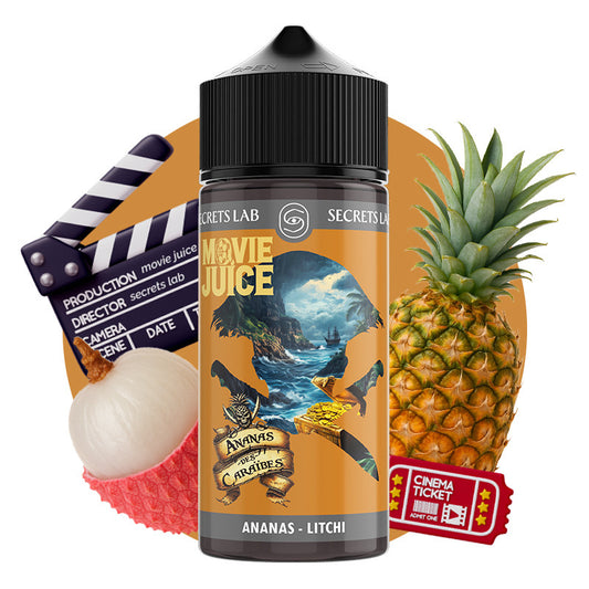 Ananas Des Caraïbes Movie Juice 100ml - Secret'sLab
