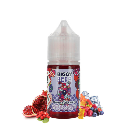 Concentré Fruits rouges Grenade Fraise des bois acidulée Biggy Bear 30ml - Secret's Lab