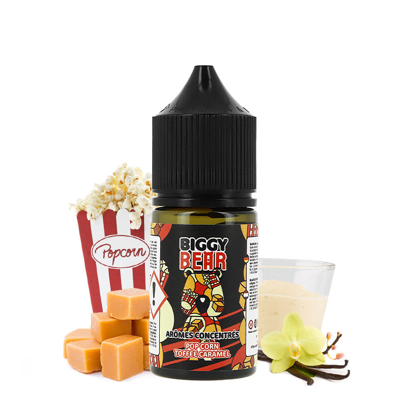 Concentré Pop Corn Toffee Caramel Biggy Bear 30ml - Secret's Lab