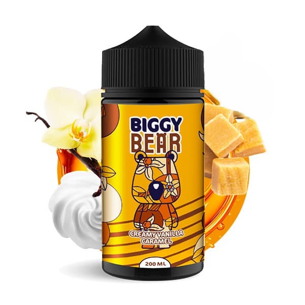 Creamy Vanilla Caramel Biggy Bear 200ml - Secret's Lab