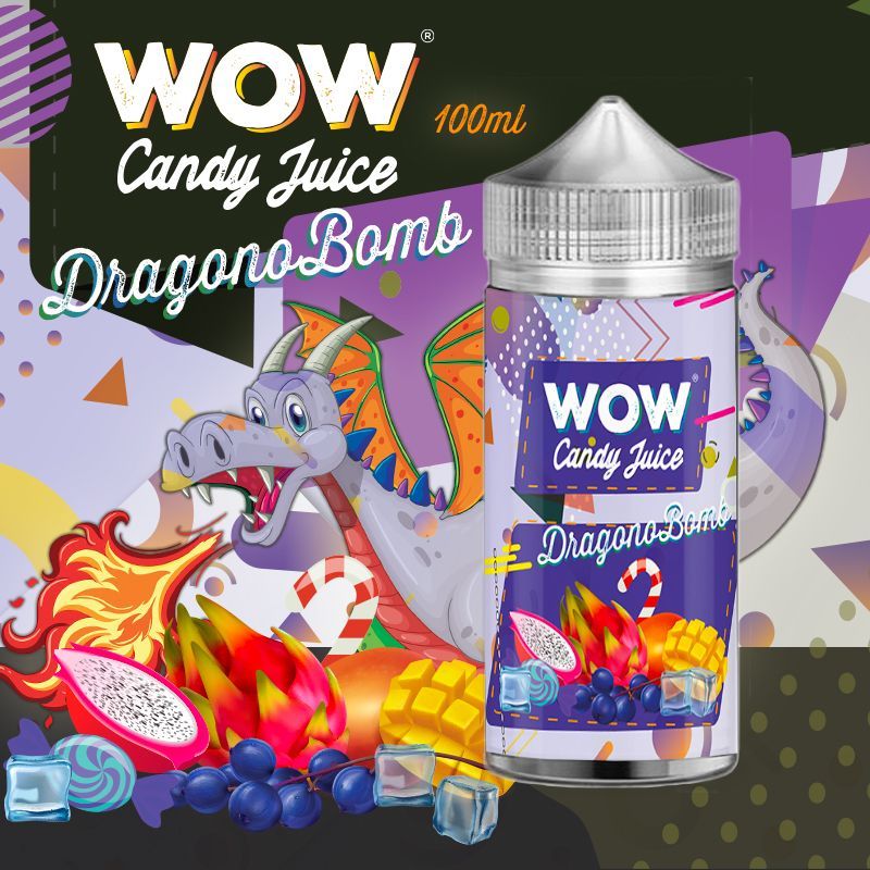 DragonoBomb 100 ml - Wow Candy Juice