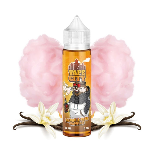DLUO Barbe à Papa Vanille 50ml - Vape City