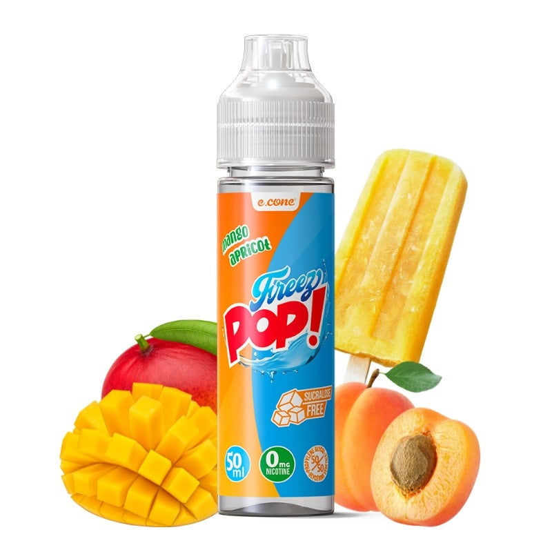 Pop Mango Apricot Freez Pop 50ml  - E-Cone - Vape Maker