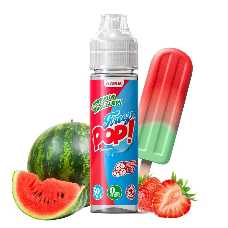 Pop Watermelon Strawberry Freez Pop 50ml  - E-Cone - Vape Maker