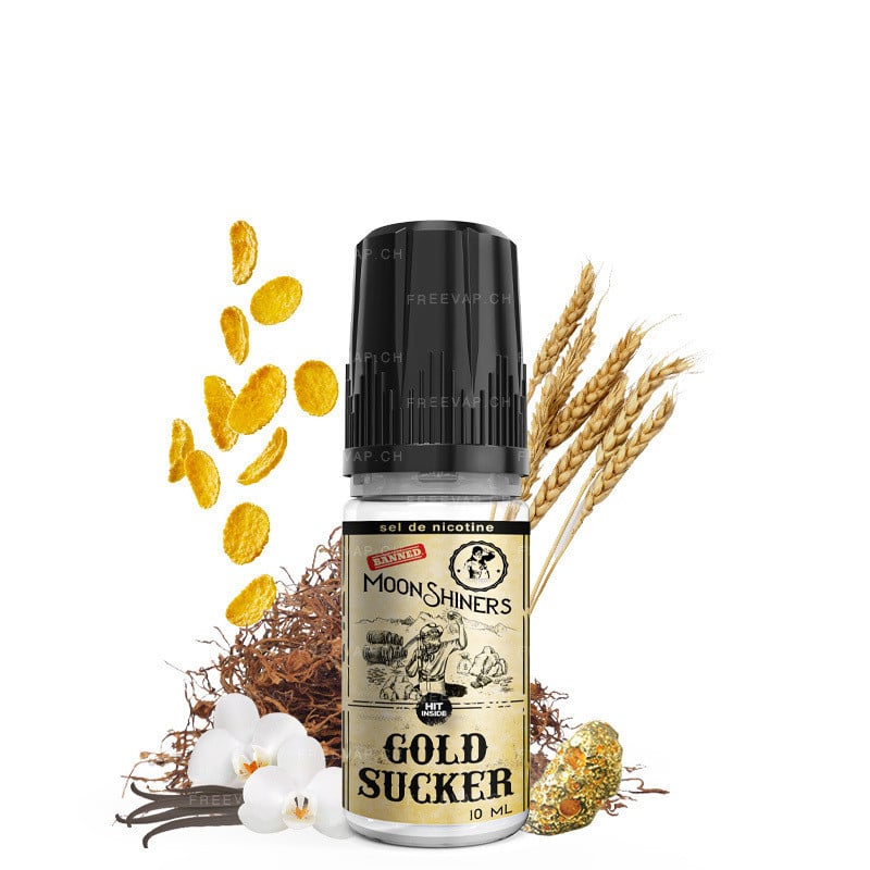 Gold Sucker Moonshiners Sels De Nicotine 10ml - Le French Liquide