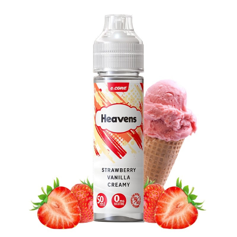 Creamy Strawberry Heavens 50ml  - E-Cone - Vape Maker