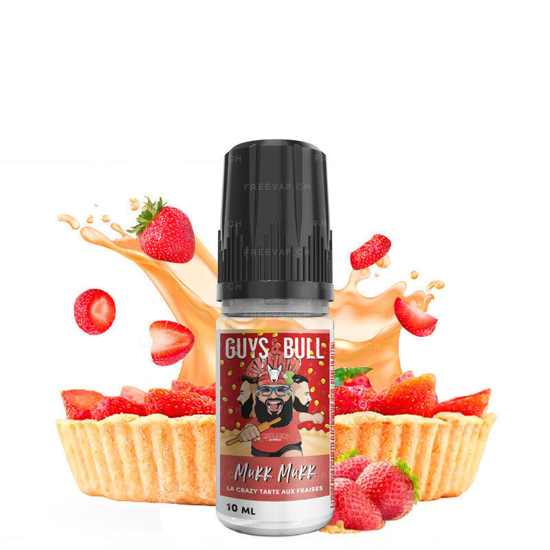 Crazy Tarte Aux Fraises Salt Guys & Bull 10ml - Le French Liquide