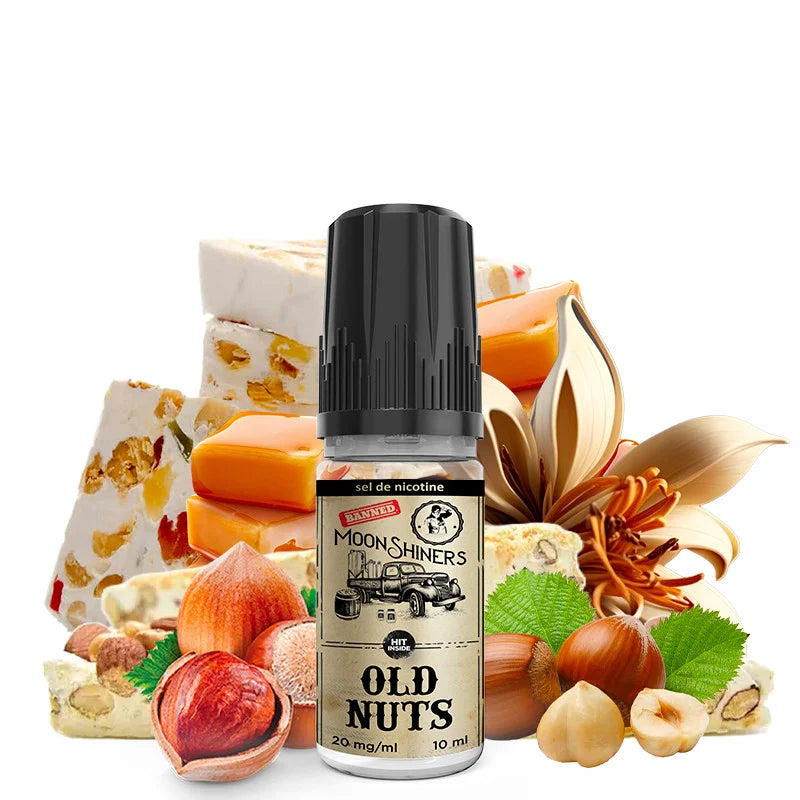 Old Nuts Moonshiners Sels De Nicotine 10ml - Le French Liquide