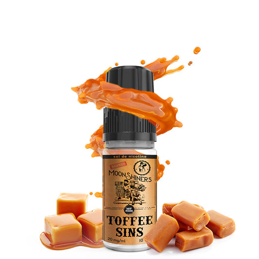 Toffee Sins Moonshiners Sels De Nicotine 10ml - Le French Liquide