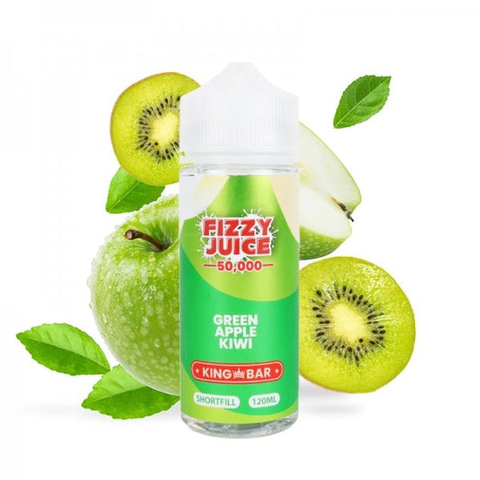 Green Apple Kiwi 100ml - Fizzy Juice