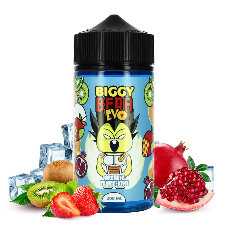 Grenade Fraise Kiwi Biggy Bear Evo 200ml - Secret's Lab