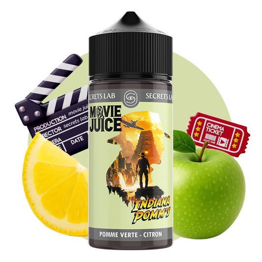 Indiana Pomm's Movie Juice 100ml - Secret'sLab