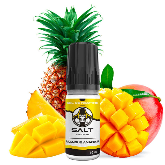 Mangue Ananas Salt E-Vapor 10ml - Le French Liquide