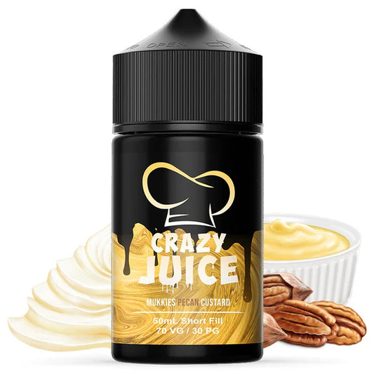 DLUO Mukkies Pecan Custard Crazy Juice 50ml - Mukk Mukk Entreprise