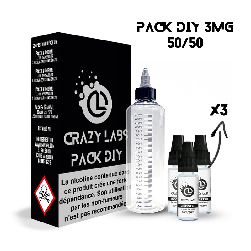 Pack DIY 50/50 - Crazy Labs