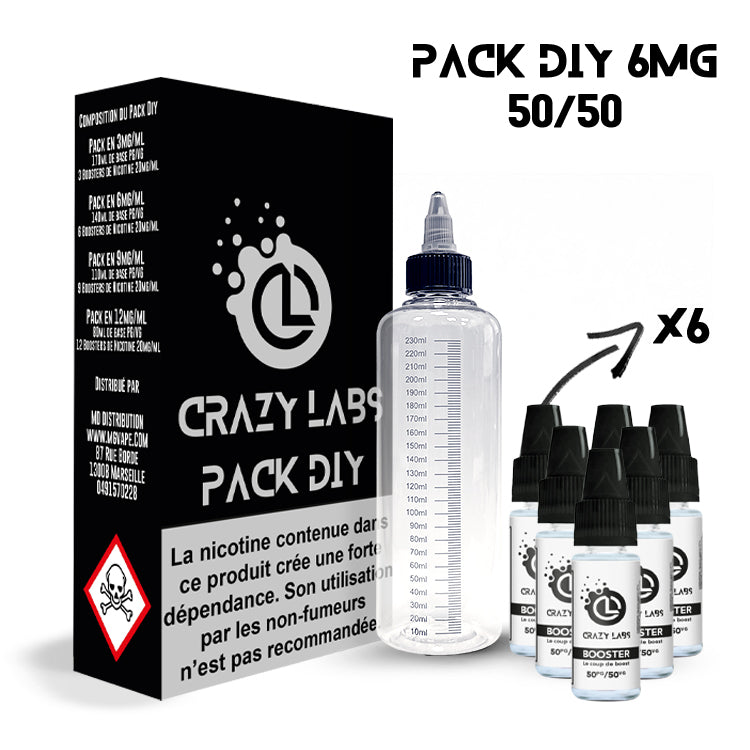 Pack DIY 50/50 - Crazy Labs