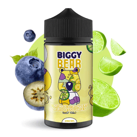 Limonade Citron Vert Myrtille Biggy Bear 200ml - Secret's Lab