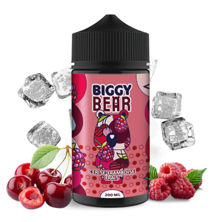 Cerise Framboise Frais Biggy Bear 200ml - Secret's Lab