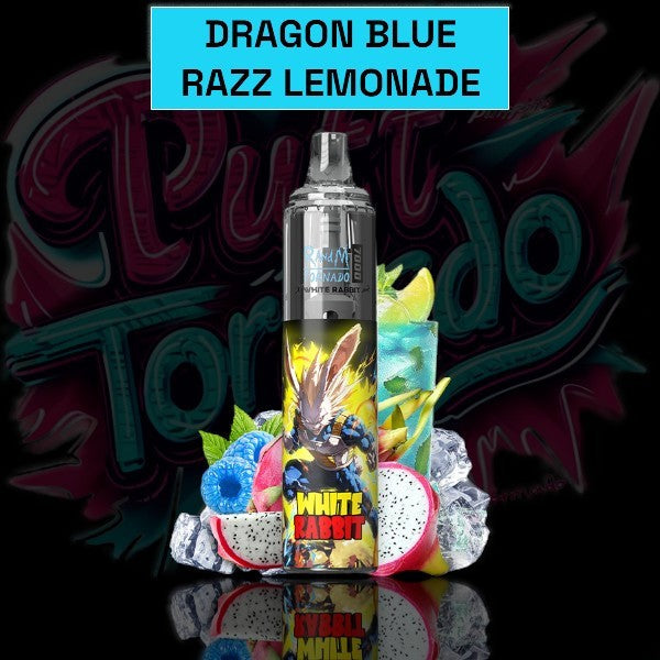 DLUO Kit Dragon Blue Razz Lemonade Tornado Edition Dragon - White Rabbit by RandM