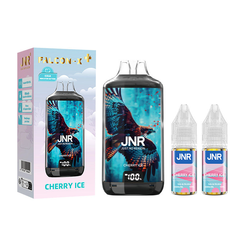 Puff Rechargeable Falcon-X Plus Cherry Ice - JNR