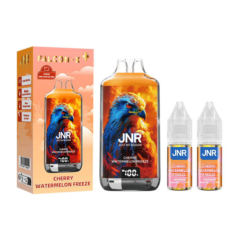 Puff Rechargeable Falcon-X Plus Cherry Watermelon Freeze - JNR