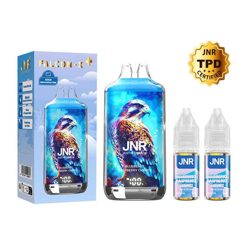 Puff Rechargeable Falcon-X Plus Blueberry Raspberry Cherry - JNR