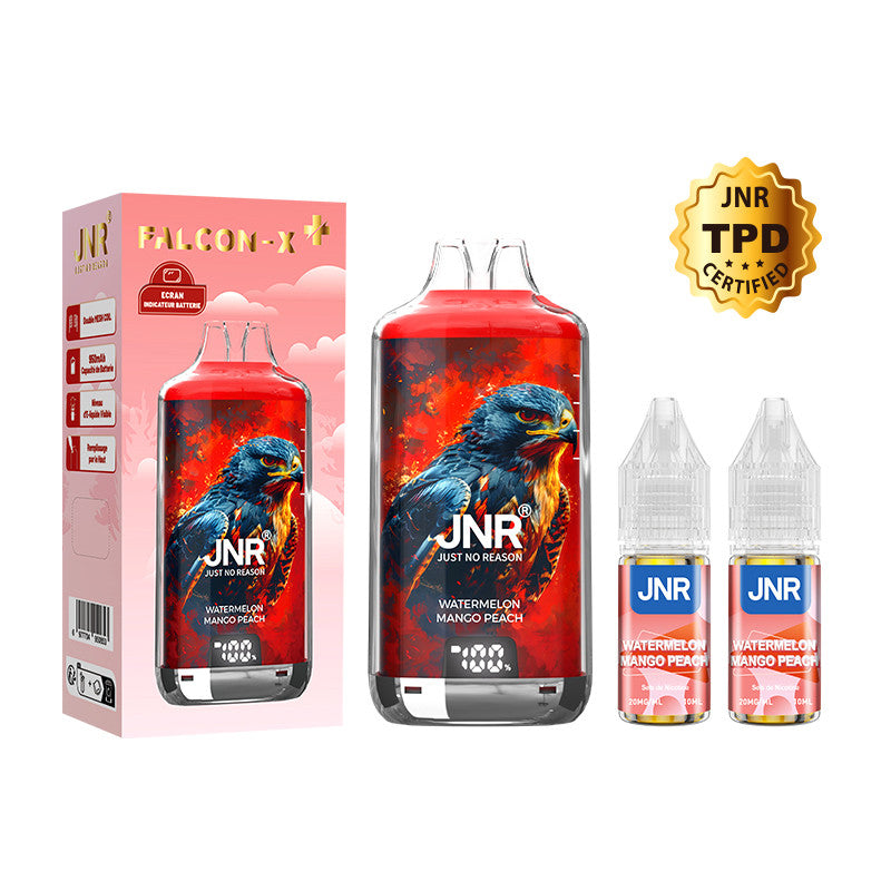 Puff Rechargeable Falcon-X Plus Watermelon Mango Peach - JNR