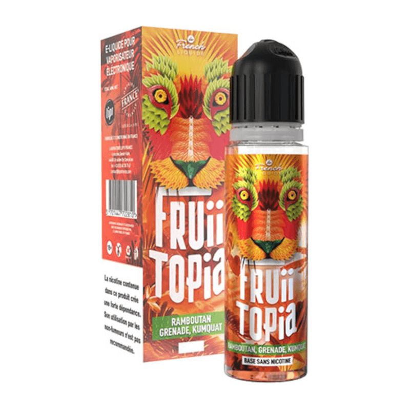 DLUO Ramboutan Grenade Kumquat Fruiitopia 60ml - Le French Liquide
