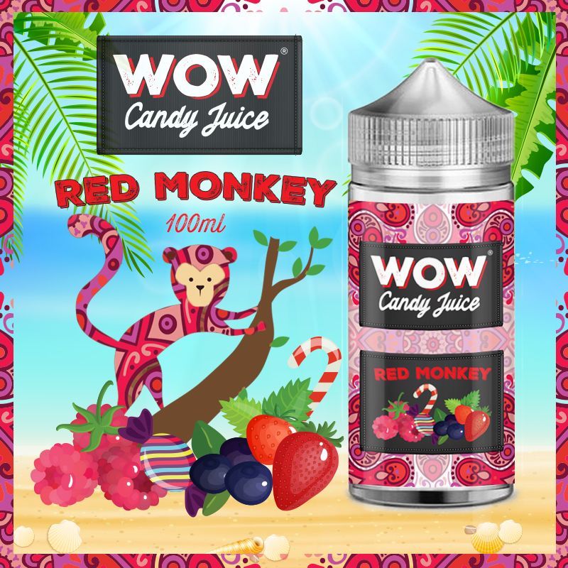Red Monkey 100 ml - Wow Candy Juice
