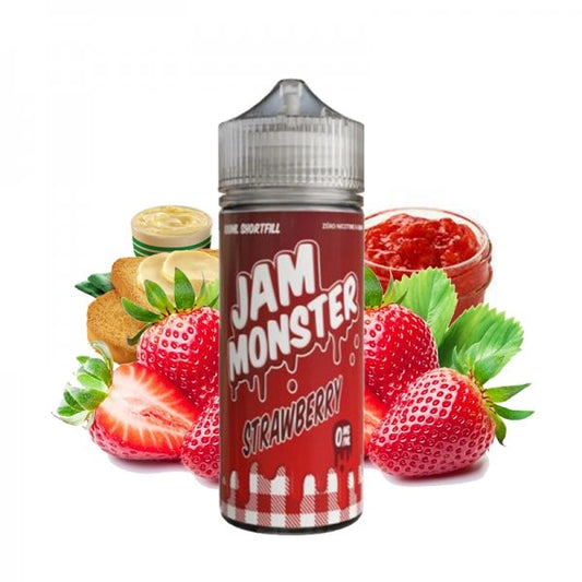 Strawberry 100ml - Jam Monster by Monster Vape Labs