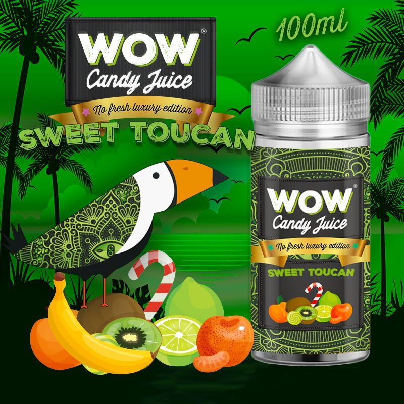 Sweet Toucan No Fresh 100 ml - Wow Candy Juice