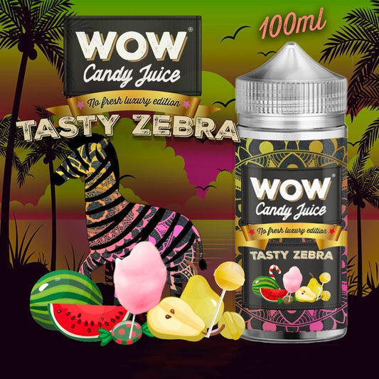 Tasty Zebra No Fresh 100 ml - Wow Candy Juice