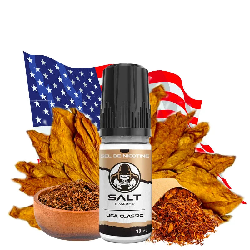 USA Classic Salt E-Vapor 10ml - Le French Liquide