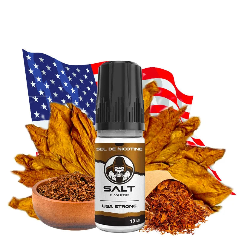 USA Strong Salt E-Vapor 10ml - Le French Liquide