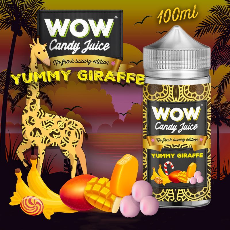Yummy Giraffe No Fresh 100 ml - Wow Candy Juice