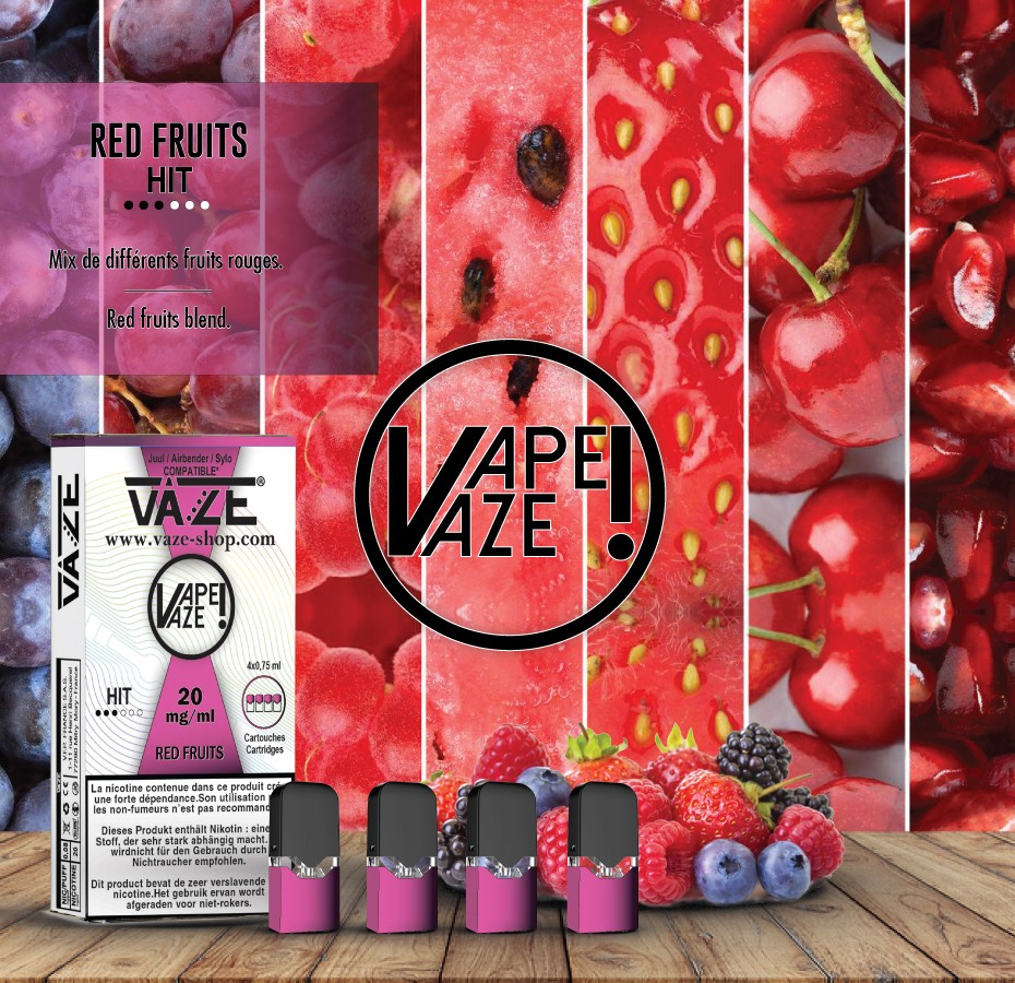 Vaze Red Fruits - Cartouches x4