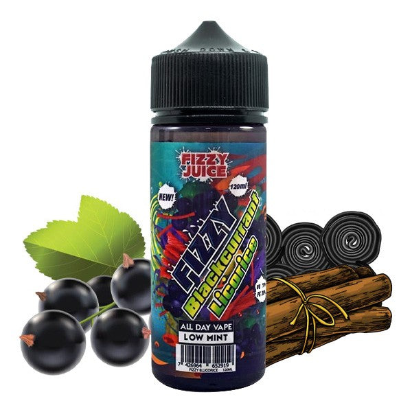 Blackcurrant Licorice 100ml - Fizzy Juice