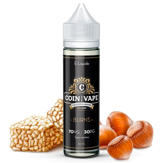 Burns Coin Vape 50ml - Savourea