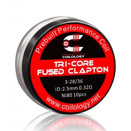 Pack 10 Tri-Core Fused Clapton - Coilology