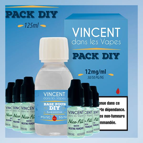 Pack 125ml Base DIY 50/50 - VDLV