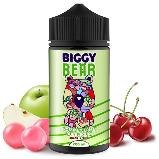 Pomme Cerise Bubble Gum 200 ml - Biggy Bear