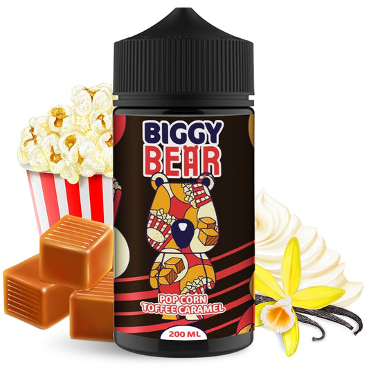 Pop Corn Toffee Caramel Biggy Bear 200ml - Secret's Lab