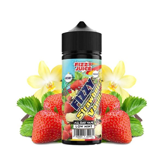 Strawberry Vanila 100 ml  - FIZZY JUICE